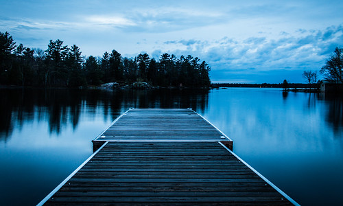 blue trees vacation sky lake toronto canada nature water night clouds canon relax landscape photography pier shadows cottage calm boardwalk serene muskoka sparrowlake