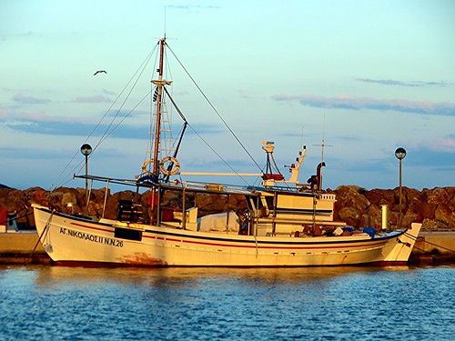 sunrise boat fishing greece day4 2014 koufonisi gvss sailinggreece gadventures europetrip30 santorinitosantorini