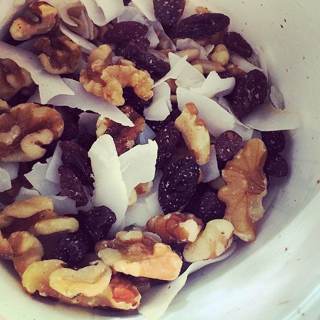 Day 10, #Whole30 - snack (trail mix)