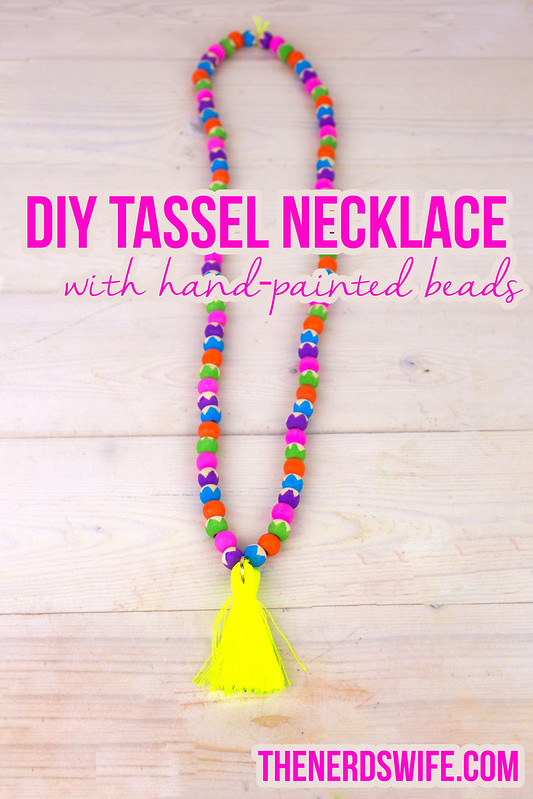 DIY Tassel Necklace #PaintYourWay