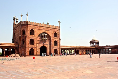Jama Masjid courtyard