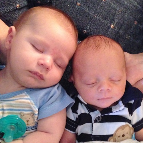 Sleeping nephews! :)