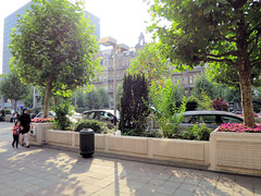Place De Brouckère - planters