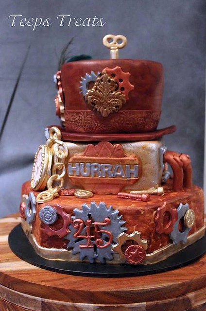 Steam Punk Cake by Tammy Anderson