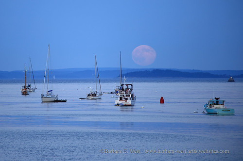July 12 Super Moon in Maine