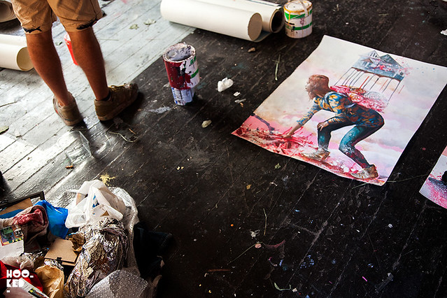 Studio Visit with Australian Street Artist Fintan Magee in Hackney Wick, London