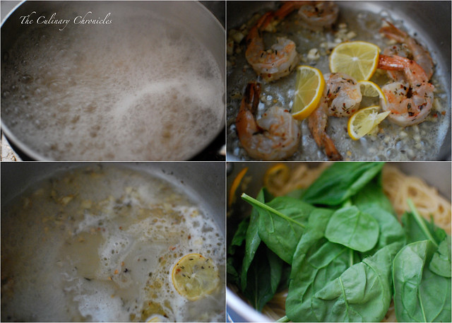 20-Minute Garlicky Shrimp Scampi with Spinach