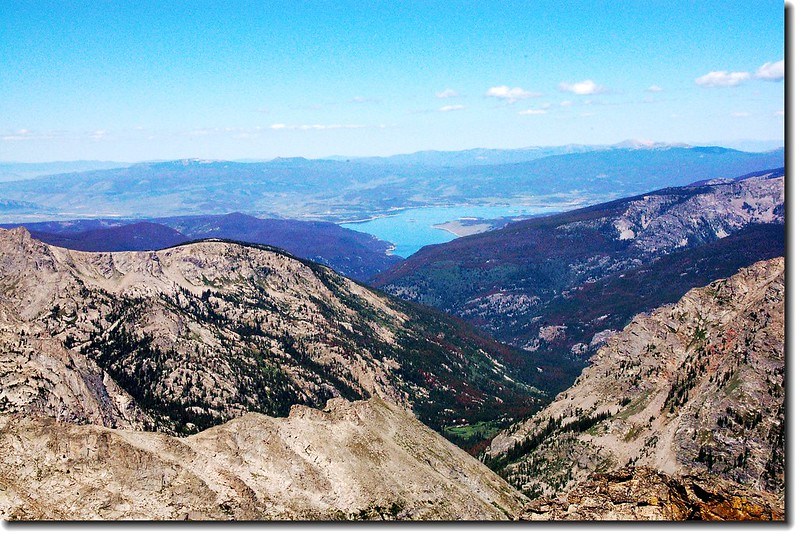 West view to Lake Granby from Pawnee Peak 2