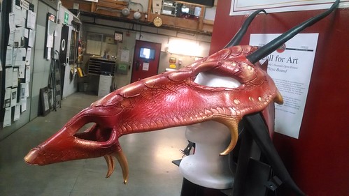 Leather Dragon Mask, Photos by Sherrie Thai of ShaireProductions.com