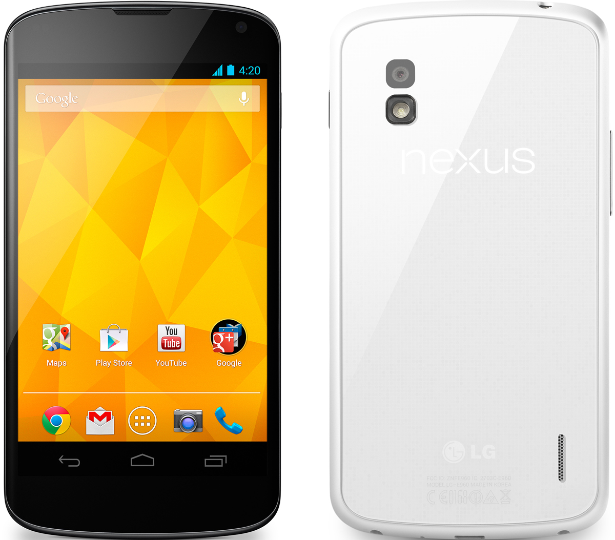 Nexus 4 実物大の製品画像1