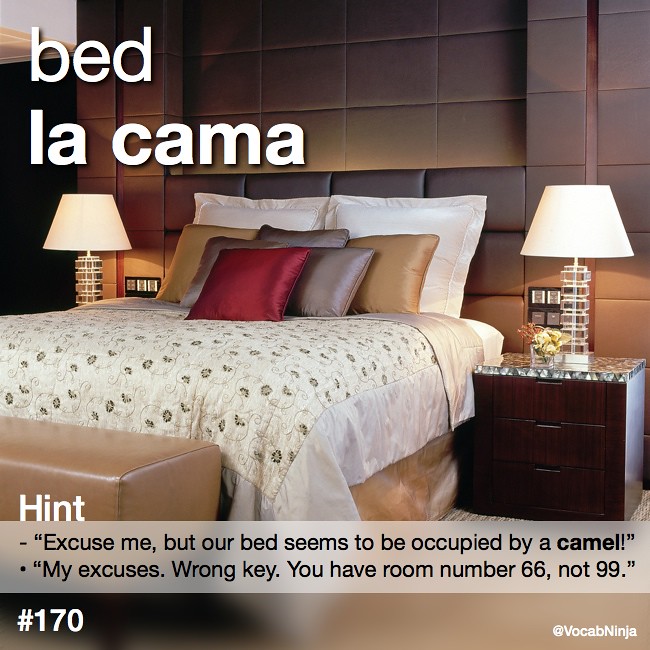 #170 - bed - la cama