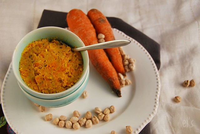 Tartinade de carottes rôties façon houmous