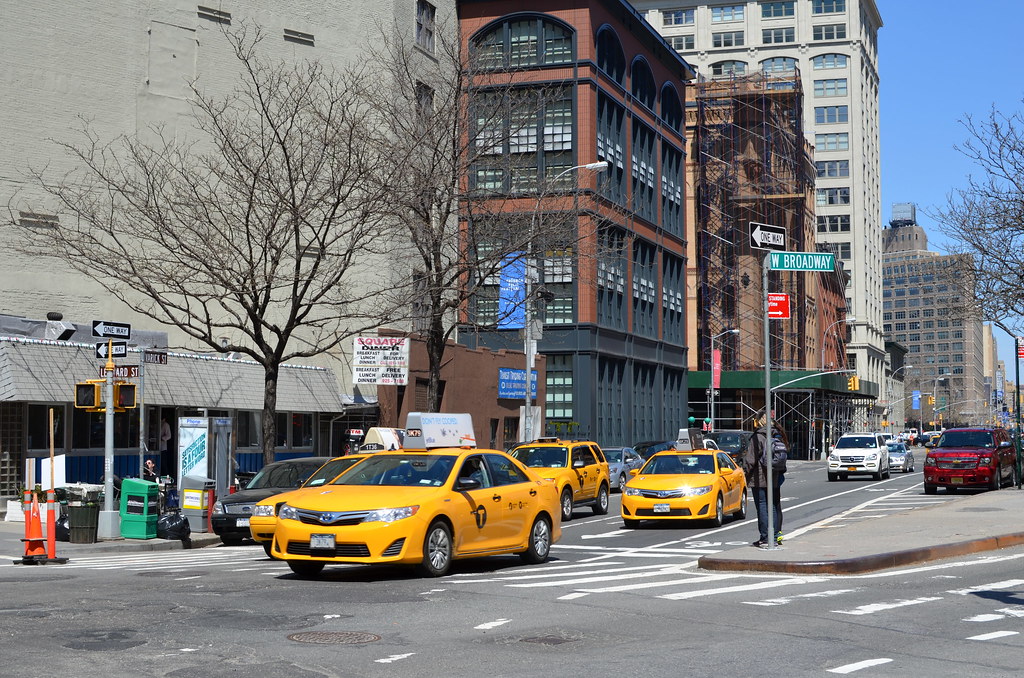 Taxis in Manhattan