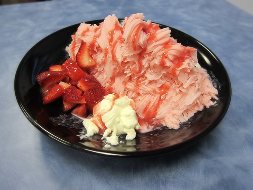 Snow Monster strawberry shaved ice