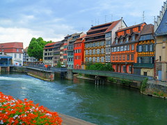 Petite-France area of Strasbourg, Alsace, France.