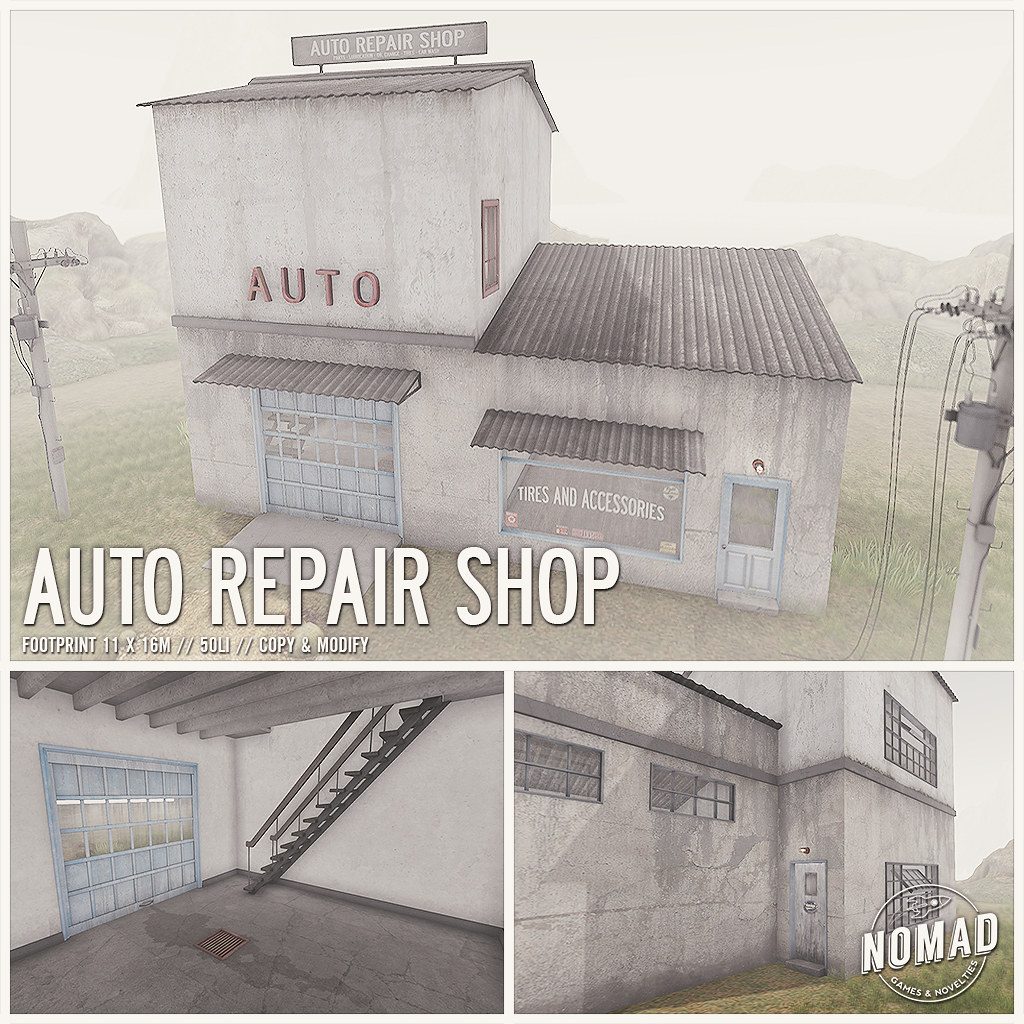 NOMAD // Auto Repair Shop - SecondLifeHub.com