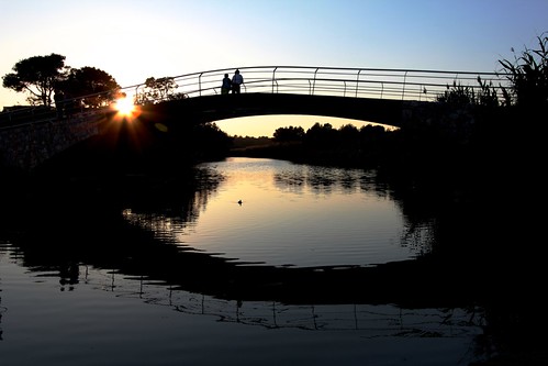 bridge sunset mallorca reflexion efs1022mm canyamel