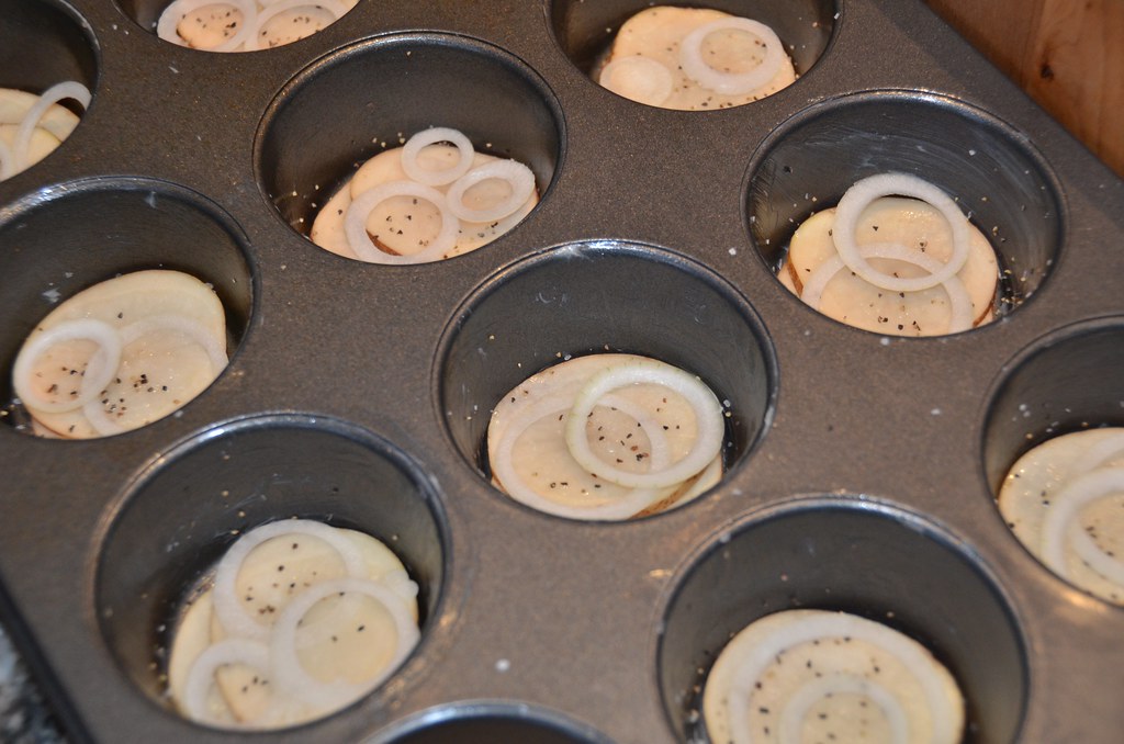 Muffin-Pan Potato Gratins