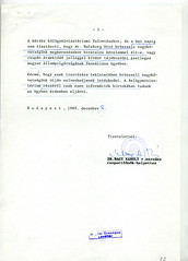 121. Az Országos Rendőr-főkapitányság Rendészeti osztályának levele a Külügyminisztérium Konzuli főosztályához Habsburg Ottó állampolgárságáról