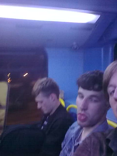 bus selfie