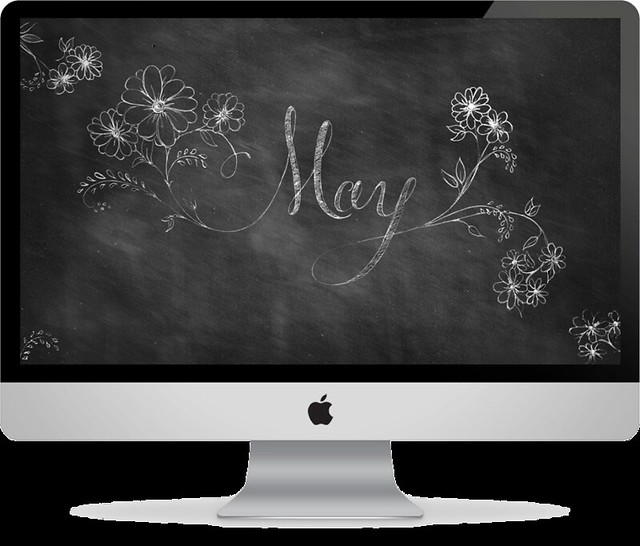 May 2014 Chalkboard Desktop