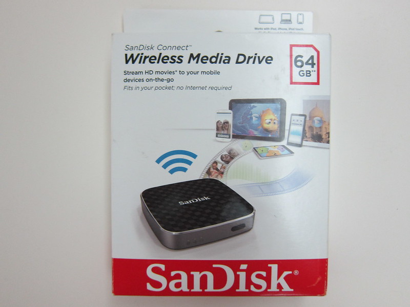SanDisk Connect Wireless Media Drive - Box Front
