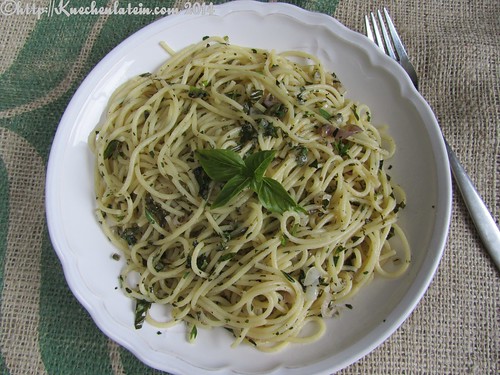 Nigel Slater Pasta with Hot Butter & Herbs (1)