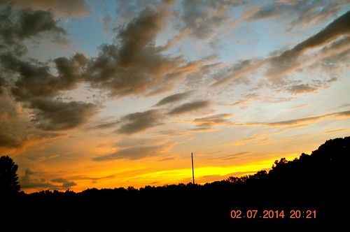 sunset cloud stormclouds