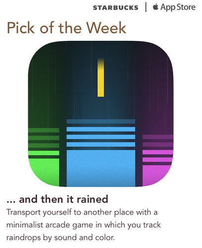 Starbucks iTunes Pick of the Week - …and then it rained