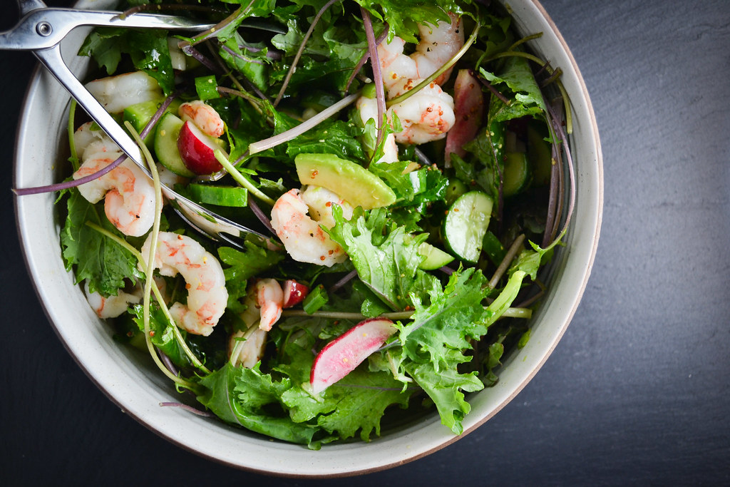 Summer Salad with Shrimp and Dijon Vinagrette | Things I Made Today