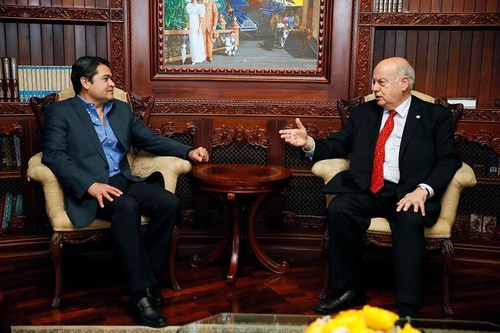 Secretario General de la OEA se reunió con el Presidente de Honduras