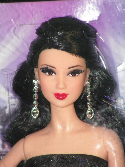 2013 The Barbie Look Red Carpet Dealer Exclusive Grey & Black Gown Lea BDH27 (5)