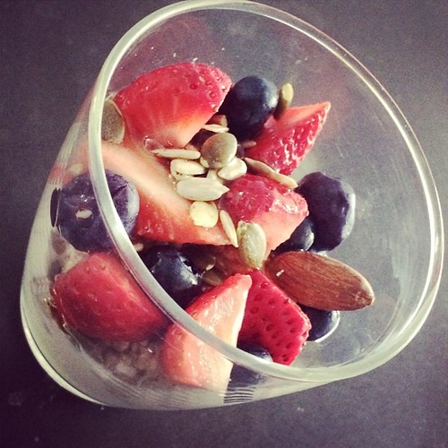 #365days #365dayproject #meatlessmonday starting the day with #biercher muesli keeping Monday blues away