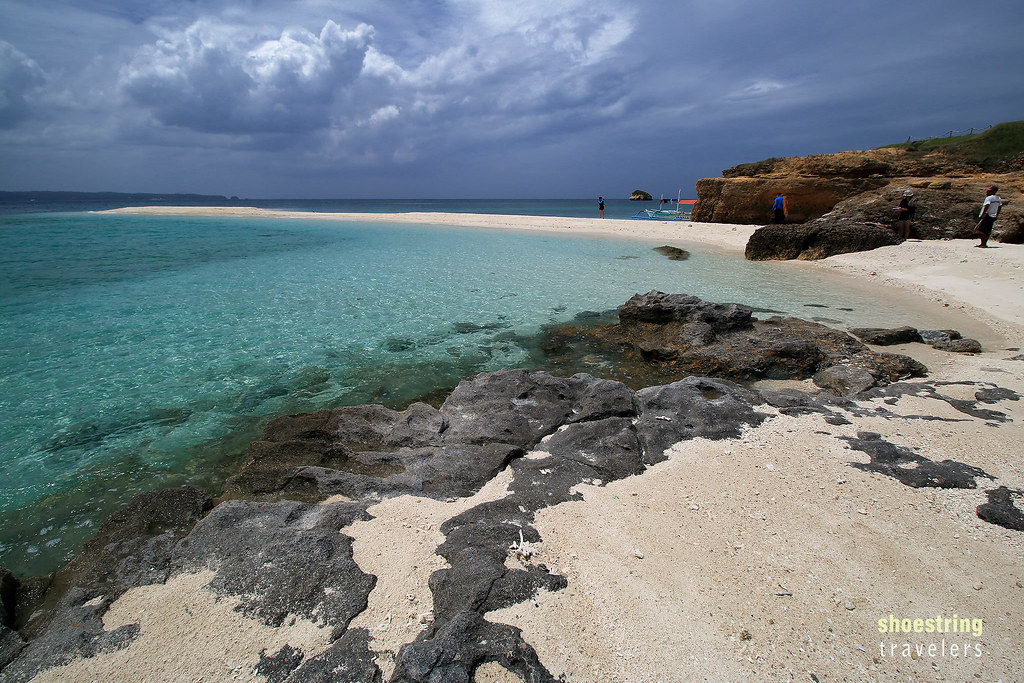 view of the sandbar from the eastern section of Tinalisayan Island
