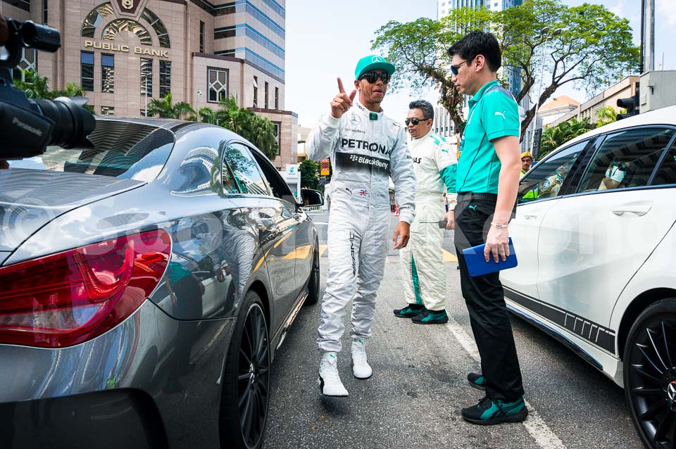 Lewis Hamilton - 2014 Petronas Motorsports Demo Run @ Kuala Lumpur, Malaysia