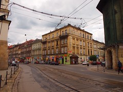 Street crossing in Kazimierz (Kraków, Poland 2014)