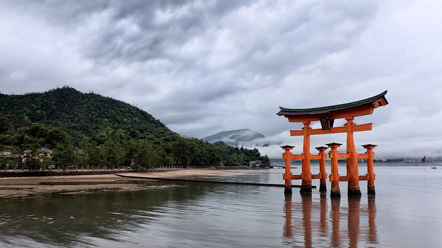 Itsukushima Shrine torii gate