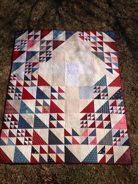 Quilt of Valor - October 2016 Faith Circle Quilt