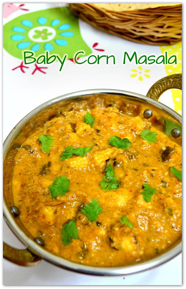 Baby Corn Masala Recipe