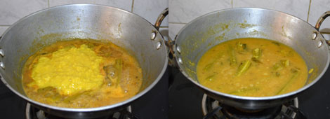 How to make murungakkai sambar