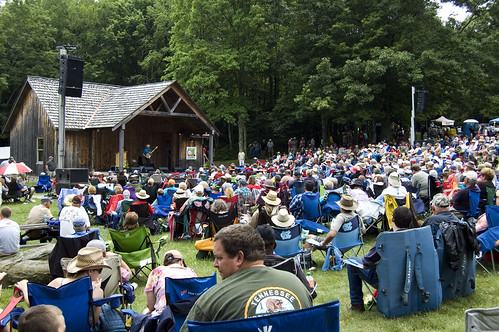The Wayne C. Henderson Music Festival and Guitar Competition at Grayson Highlands is a fun music, craft, and food festival.  (Wayne C. Henderson is the craftsman who makes guitars for Eric Clapton.)