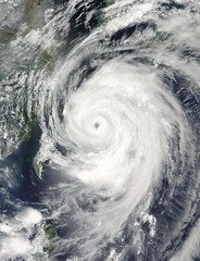 Typhoon Neoguri in the East China Sea