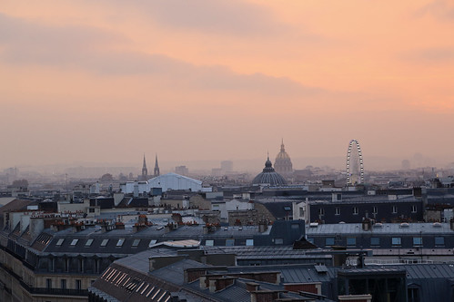 paris rooftop france galerieslafayette skyline