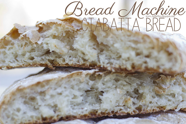 Bread Machine Ciabatta Bread