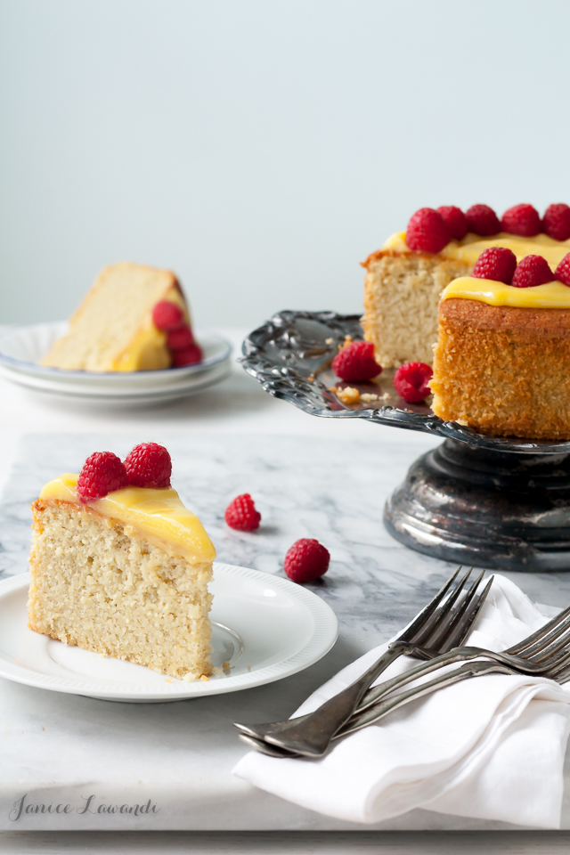 gluten free lemon cake with berries | kitchen heals soul