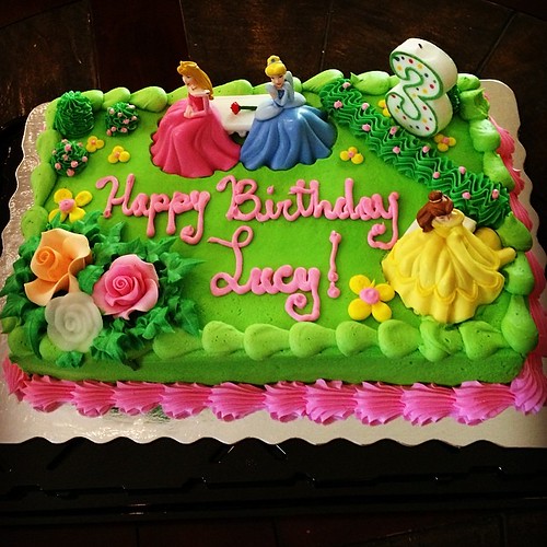 Lucy asked for a princess cake. So that happened.