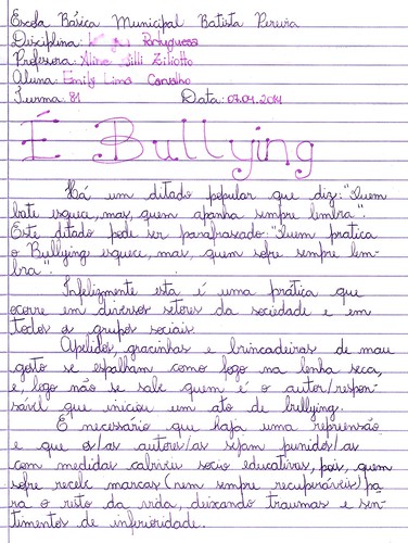 emily lima carvalho bullying