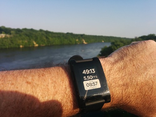 Pebble Watch with Runkeeper