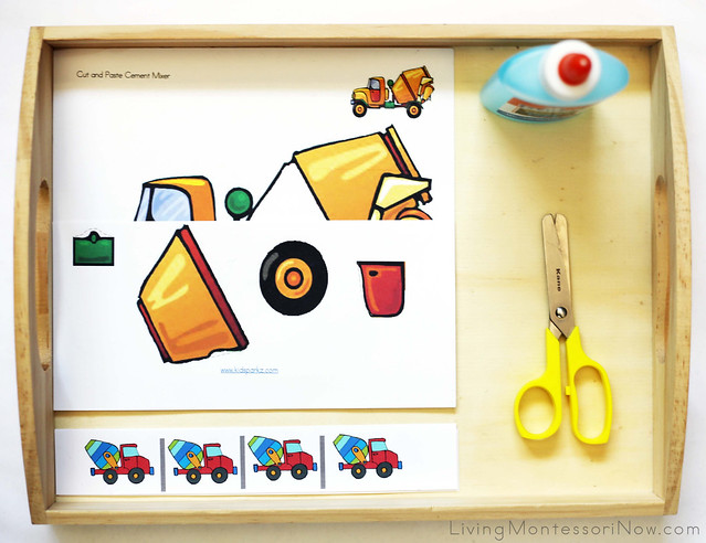 Free Construction Vehicle Printables and Montessori-Inspired