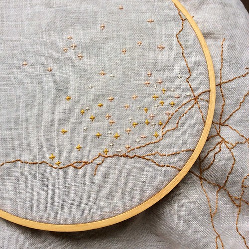 new wrinkle embroidery piece